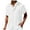 White, variant on Mens Shirts Cuban Guayabera Short Sleeve Button Down Beach Mens Clothing,Dark Gray,L