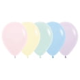 thumbnail image 1 of Pastel Matte Assorted Round Party Balloons - 50ct Durable, Biodegradable Tableware for Vibrant Birthday Celebrations - Perfect Party Supplies for Eco-Friendly Festivities!, 1 of 1
