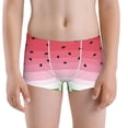 thumbnail image 5 of Yiaed Watermelon Print Boys' Boxer Briefs Cotton Casual Stretch Comfort Boys Boxers - Kids Boxer Briefs Underwear for Boys (6-18)-Medium, 5 of 5