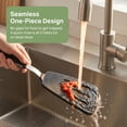thumbnail image 4 of Unique Bargains Spatula Set with Rubber Tips for Non-Stick Cooking Black 14.8x4.1 inch, 4 of 5