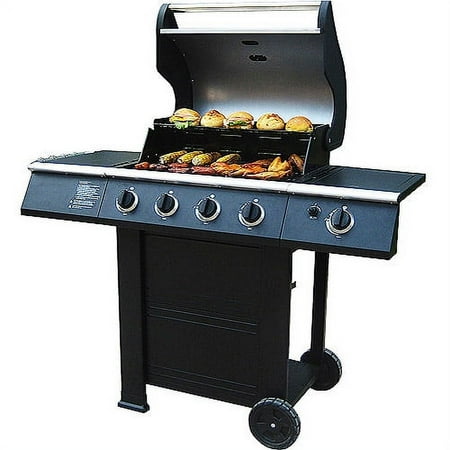 Permasteel 4-Burner Plus Side Burner Gas Grill