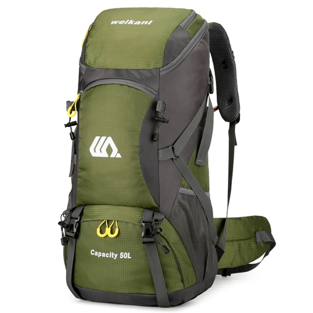 Sac à Dos de Randonnée Résistant à l'Eau 50L Sac de Sport de Plein Air Sac de Voyage pour Camping Escalade Voyage