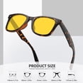 thumbnail image 4 of Gafas de sol MEETSUN Classic Retro Square Polarizadas UV400, 4 of 8