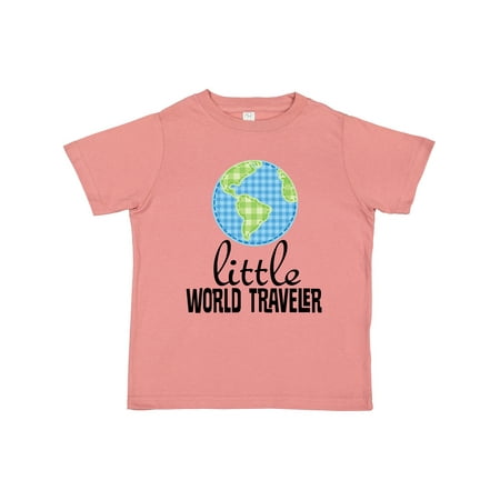 

Inktastic Little World Traveler Gift Toddler Boy or Toddler Girl T-Shirt