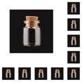 thumbnail image 1 of Botellas de vidrio Inteprter Decoración del hogar Mini Botella de deseos transparente 10piezas 22*30*12.5, 1 of 5