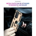 thumbnail image 5 of Allytech Moto Edge 20 Case with Stand, Ring Holder Kickstand Military Grade Shockproof Anti-scratch Protective Compatible with Car Mount Case Cover for Motorola Edge 20 -Gold, 5 of 6