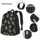 thumbnail image 3 of Disketp Avocado Mochila Estampada de Gran Capacidad con Lonchera y Estuche, Set de 3 Piezas para Estudiantes, 3 of 7