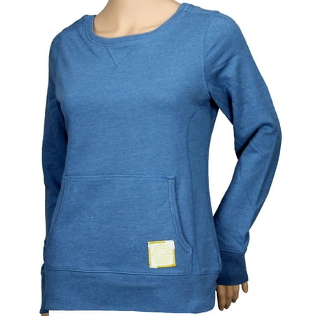 Reebok Womens Retro Pullover Sweatshirt, Blue