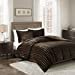 thumbnail image 3 of Duke Faux Fur Comforter Mini Set Chocolate King/Cal King, 3 of 10