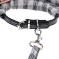 thumbnail image 3 of Mascota Correa Cuerda, Cachorro Pajarita Collar Correa M Cuadros Plaid negro Zulema Juego de arnés y correa para perros, 3 of 8