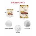 thumbnail image 7 of Sunflower Truck Kitchen Dish Towels for Drying Dishes Set of 4, Yellow Floral Summer Botanical Elegant Pastoral Waffle Weave Microfiber Hand Tea Bathroom Towels Quick Dry & Absorbent Towel 12x12, 7 of 7