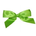 thumbnail image 2 of JAM Paper Satin Twist Tie Bows, Citrus Green, 7/8 in, 100/Pack, 2 of 4