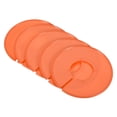 thumbnail image 1 of Unique Bargains Séparateurs de Taille de Garde-Robe Ronds Vierges, Orange, Lot de 20, 1 of 5