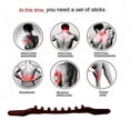 thumbnail image 5 of 8 Cuentas Madera Guasha Terapia Masajeador Palo Quemador de grasa Anti Celulitis Punto de activación Rodillo de masaje de cuerpo completo Herramienta de adelgazamiento Relax, 5 of 5
