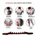 thumbnail image 5 of 8 Cuentas Madera Guasha Terapia Masajeador Palo Quemador de grasa Anti Celulitis Punto de activación Rodillo de masaje de cuerpo completo Herramienta de adelgazamiento Relax, 5 of 5