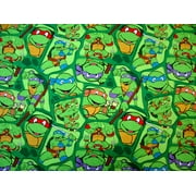 SheetWorld Fitted Sheet (Fits BabyBjorn Travel Crib Light) - Ninja Turtles