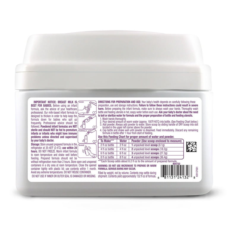 Parents choice rice starch formula sales