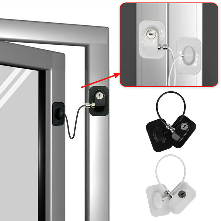 Refrigerator Digital Lock Combination, Childproof Baby Safety Lock for  Refrigerator, Cabinet Lock, Window, Dormitory, Self-Adhesive & Punch  Combination Lock 