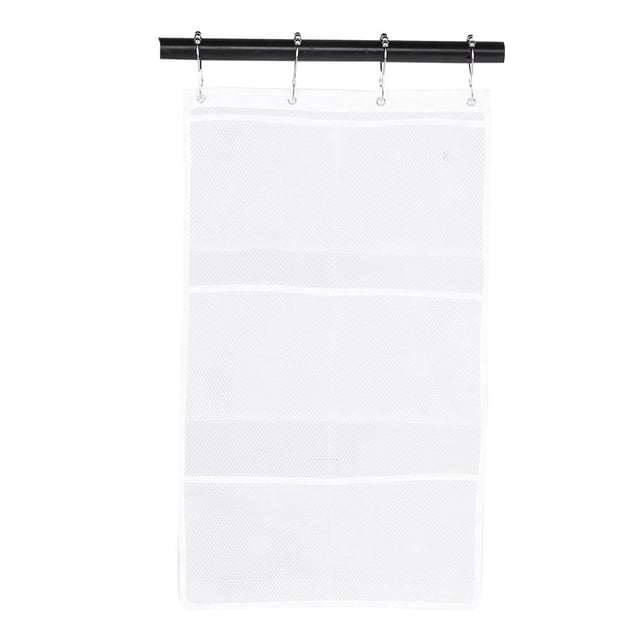 Bolsa de almacenamiento para baño, soporte para baño sobre la puerta, bolsa de almacenamiento para baño con ganchos, resistente y resistente