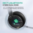 thumbnail image 2 of Auriculares inalámbricos Yealink WH64 DECT y Bluetooth Dual UC Zoom, 2 of 9