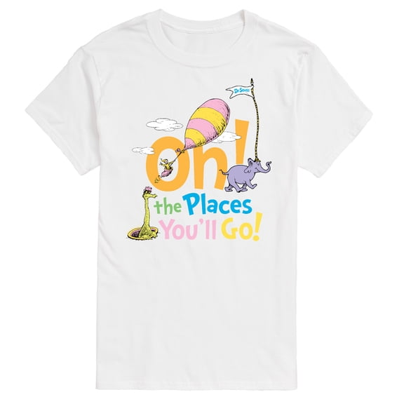 Dr. Seuss - Oh! The Places You'll Go Short Sleeve Graphic T-Shirt