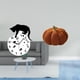 thumbnail image 2 of Reloj De Pared Silencioso Con Forma De Gato De Calabaza, Cojín Decorativo De Peluche Para Sala De Estar, Dormitorio, Casa De Campo, Escuela, Decoración Analógica Sin Tictac, 2 of 8