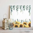 thumbnail image 4 of Yellow Sunflowers Framed Canvas Wall Art, Floral Green Eucalyptus Leaf Farm Plant Wall Art Painting for Living Room Bedroom Home Decor, 16”x16”, Office Artwork Print, 4 of 9