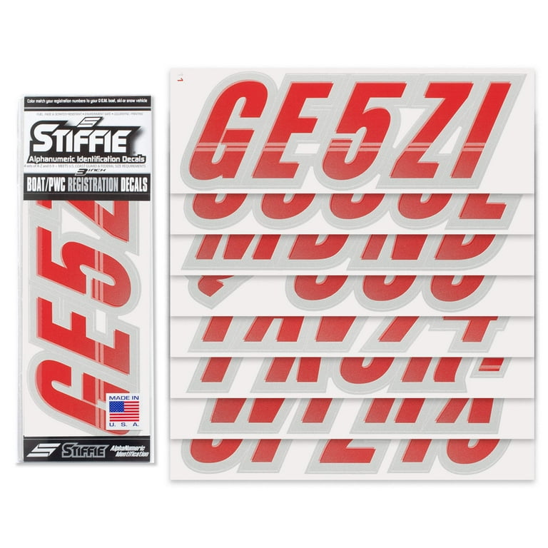 4 Sets Of 3 Green Marine Boat Sticker Decals A-Z | Ubuy