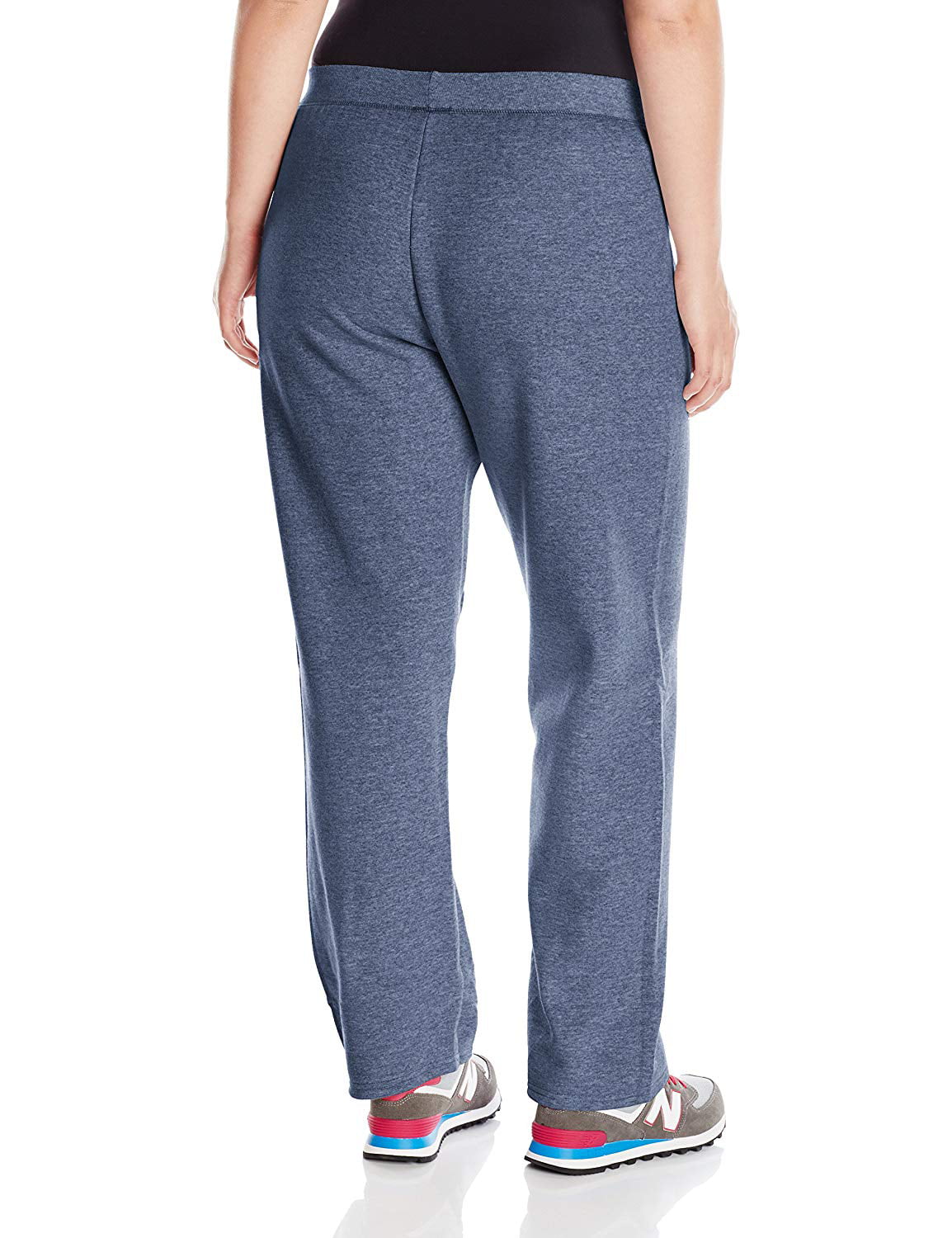 Just My Size Women`s EcoSmart Fleece Open-Hem Sweatpants, Petite Length ...