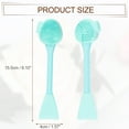 thumbnail image 4 of Unique Bargains Silicone Facial Cleansing Brush Multifunction Face Scrubber Green, 4 of 7