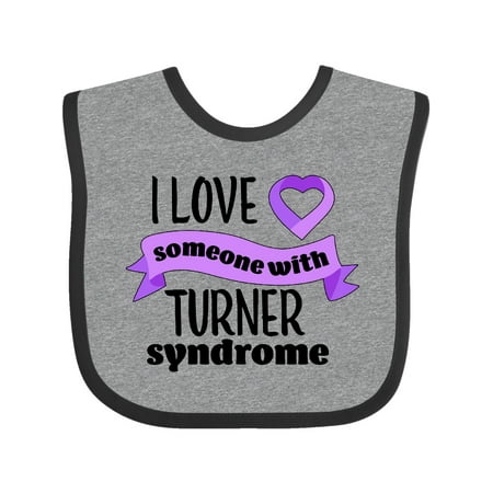 

Inktastic I Love Someone with Turner Syndrome Gift Baby Boy or Baby Girl Bib