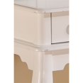 thumbnail image 2 of Poundex Furniture Wood Vanity Set with Mirror in White Color, 2 of 10