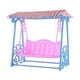 thumbnail image 1 of sweethay Columpio de playa de juguete para niños con modelo de dosel silla columpio en miniatura muebles de decoración de casa de muñecas Juegos de imaginación, 1 of 6