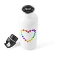 thumbnail image 4 of CafePress - Cat Print Heart Stainless Steel Water Bottle 1 - Stainless Steel Water Bottle, Sports Bottle, 1.0L, 4 of 5