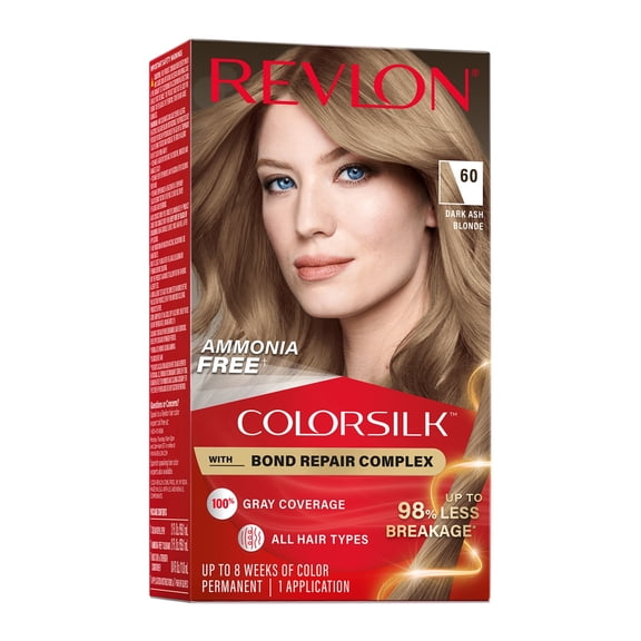 Revlon Colorsilk Beautiful Hair Color, Dark Ash Blonde #60 - 1 Ea