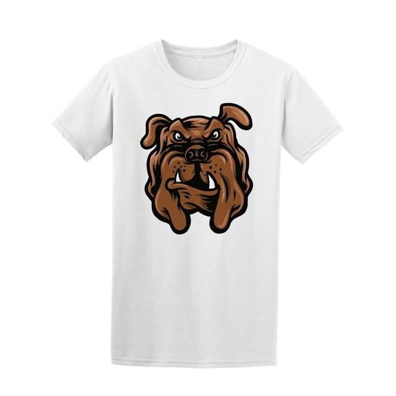 Bulldog Face T-Shirt Men -Image by Shutterstock, Male 3X-Large