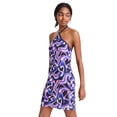 thumbnail image 3 of Miken Women's Juniors' High-Neck Sleeveless Swim Cover-Up (Black Violet, Medium), 3 of 4