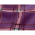 thumbnail image 4 of oneOone Viscose Jersey Fabric Tartan Check Print Fabric BTY 60 Inch Wide, 4 of 4