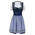 thumbnail image 5 of oqasdz Oktoberfest Womens Dresses Square Neck Elegant Lace Dress for Festival Fair Themed Outfit Wear Party Casual Comfort Soft Daily Wear, 5 of 5