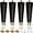 Black, variant on Hard Wood Furniture Legs with Gold Caps 6 Inch Mid-Century Modern Replacement Legs for Couch Dresser Cabinet Vanity Ottoman Walnut Color Sofa Legs Set of 4