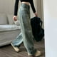 thumbnail image 4 of Rimocy - Vaqueros holgados de cintura alta vintage para mujer, primavera 2024, pantalones cargo Y2K de cintura alta, ropa de calle para mujer, pantalones vaqueros sueltos, 4 of 6
