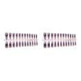 thumbnail image 2 of Puntas de uñas artificiales Seitruly 24 piezas superficie brillante diseño de ataúd Type6, 2 of 6