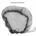 thumbnail image 2 of Jinsinto 2PCS Rain Barrel Protective Net,95cm Rain Barrel Net with Drawstring for Dustproof, Deciduous, Mosquito Repellent-Black, 2 of 5