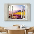 thumbnail image 3 of Glimpse into Mountain Valley Landscape in Spring Out of Open Window Canvas Wall Art Stretched Canvas Prints | Giclee Printing Ready to Hang - 12"x18", 3 of 5