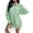Green, variant on 2024 New Product Clearance! Autumn Dresses for Women Clearance under $10 ,Women's Fashionable Casual Striped Button Up Drawstring Shirt Long Sleeved Lapel Dress - Black S