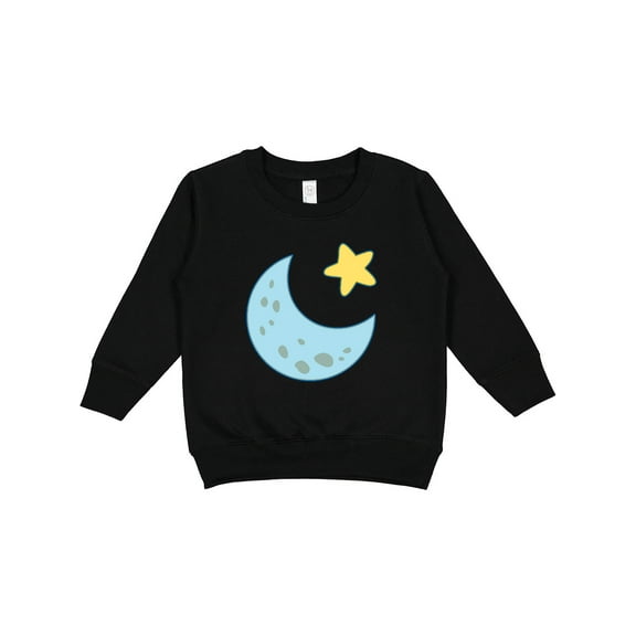 Inktastic Moon and Star Toddler Sweatshirt