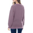 thumbnail image 4 of Fleece Maternity Nursing Tops Sweatshirt Long Sleeve Breastfeeding Shirts Clothes for Women, 4 of 6