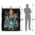 thumbnail image 5 of Avatar The Last Airbender Blanket, 50"x60" Team Avatar Elements Silky Touch Sherpa Back Super Soft Throw Blanket, 5 of 5