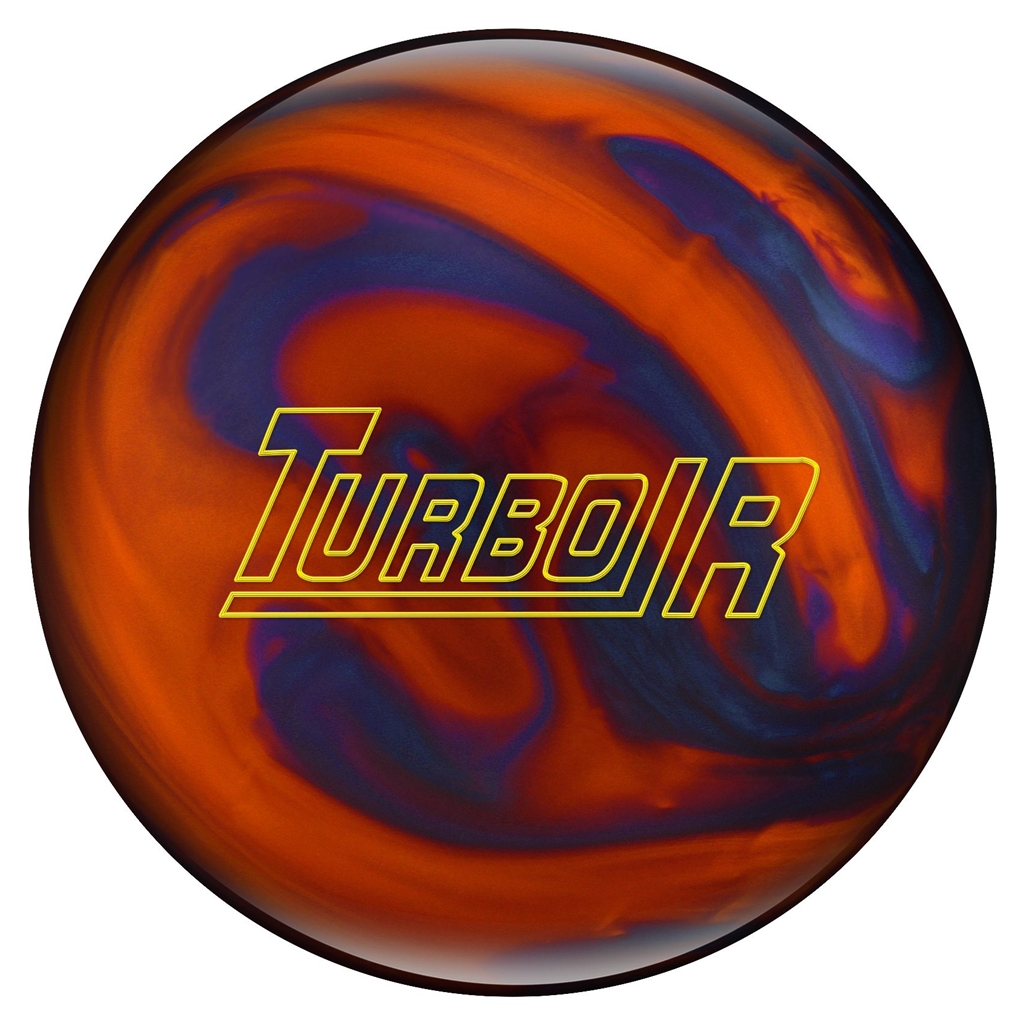 Ebonite Turbo/R Bowling Ball Orange/Blue Pearl 14lbs