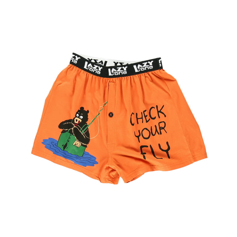 LazyOne Funny Animal Boxers, Skid Marks, Humorous Underwear, Gag Gifts for  Men (Medium)